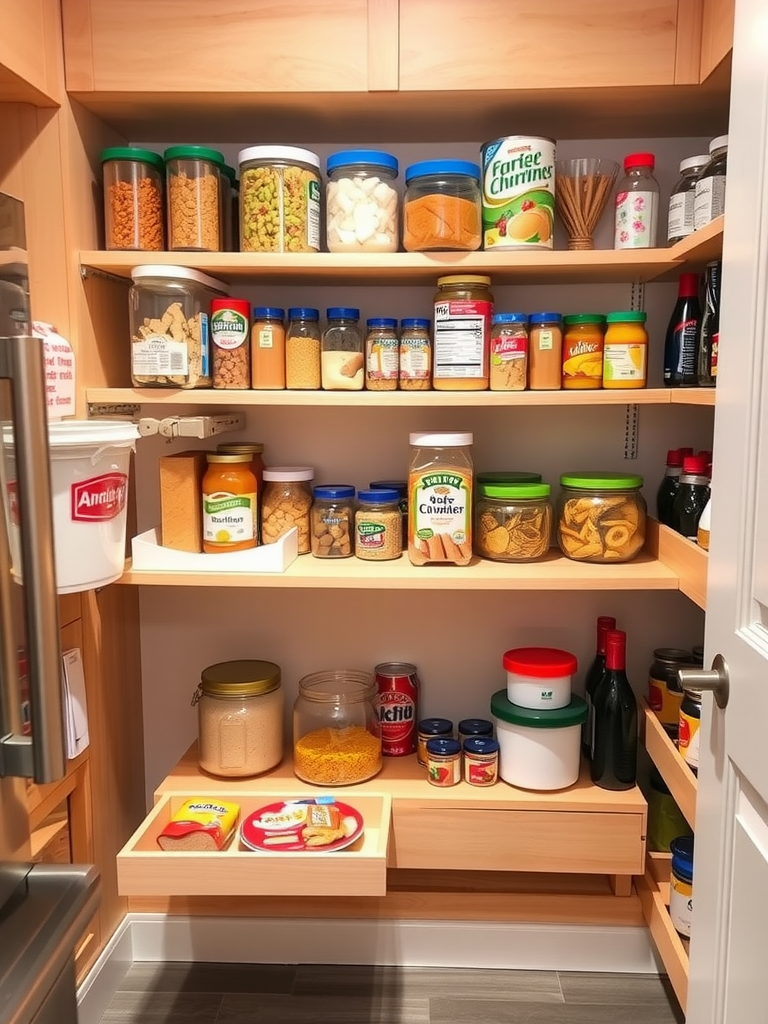 Pull-Out Pantry Shelves