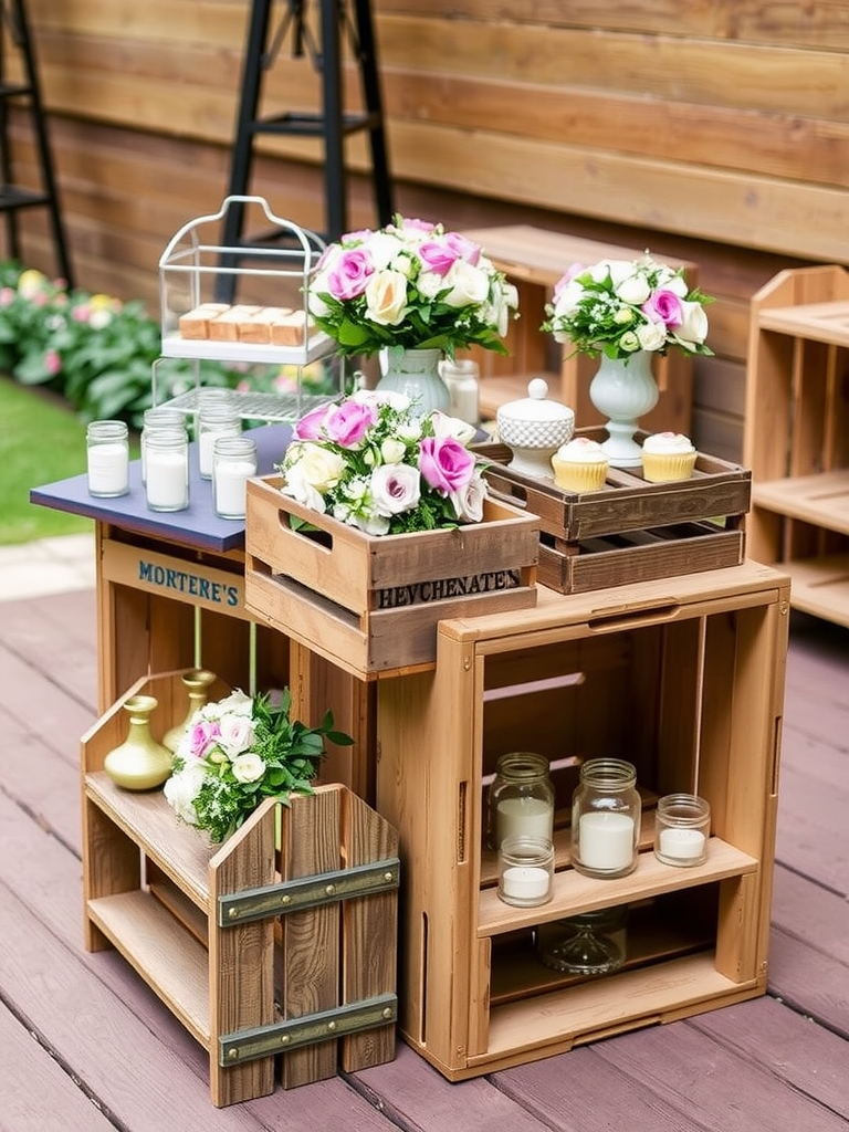 Repurposed Wooden Crates