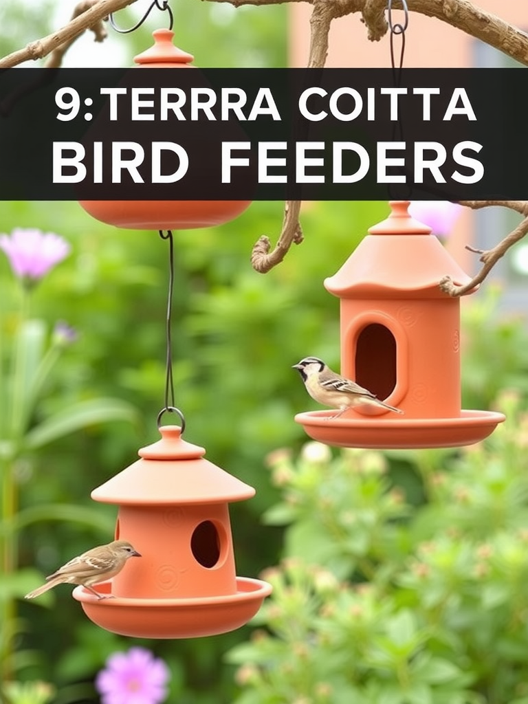 Terracotta Bird Feeders