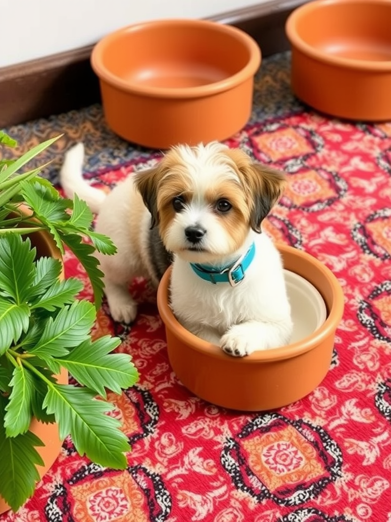 Terracotta Pet Bowls