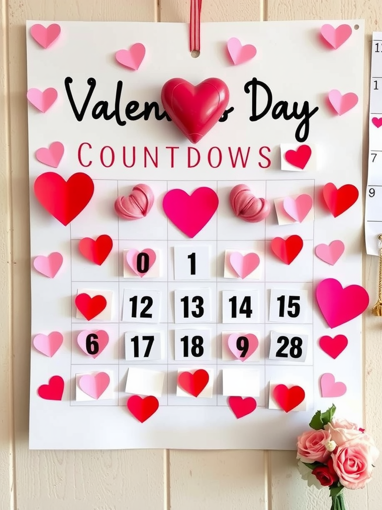 Valentine's Day Countdown Calendar