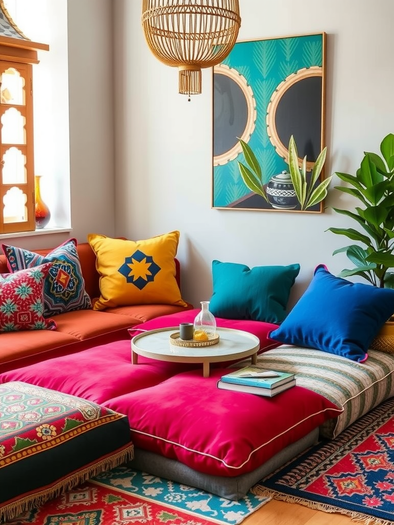 Vibrant Floor Cushions