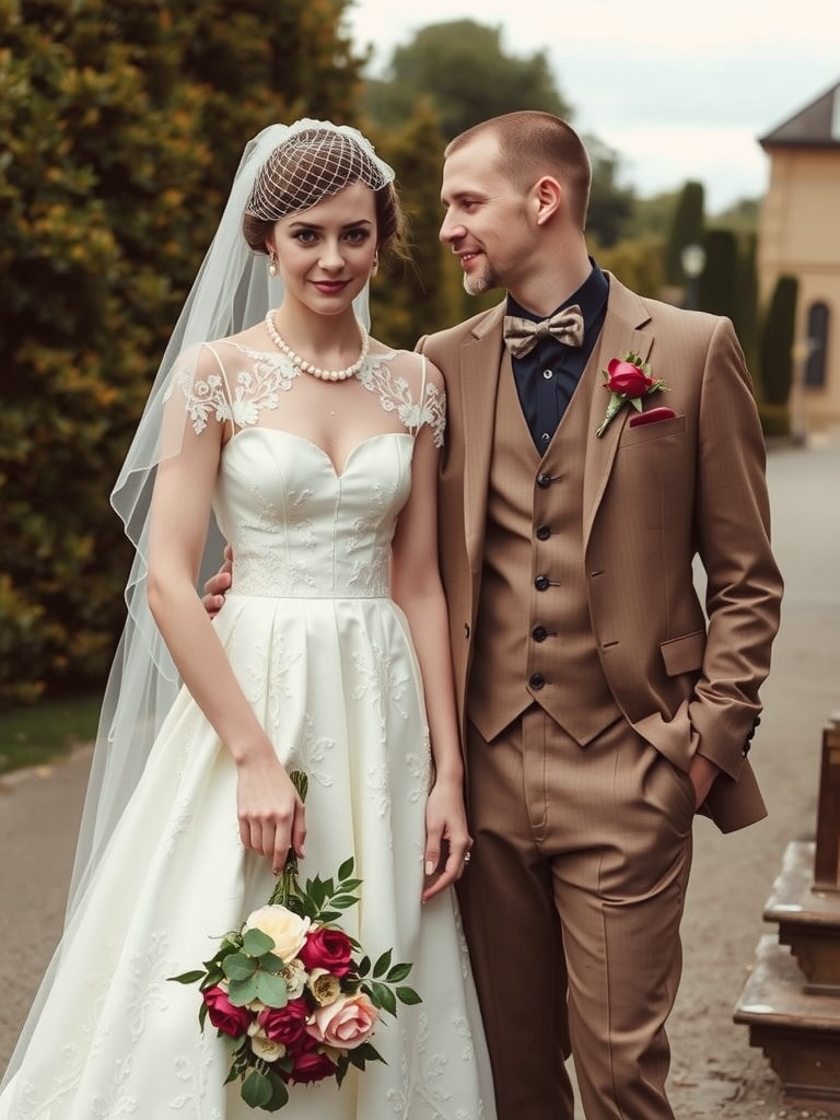 Vintage Bridal Attire