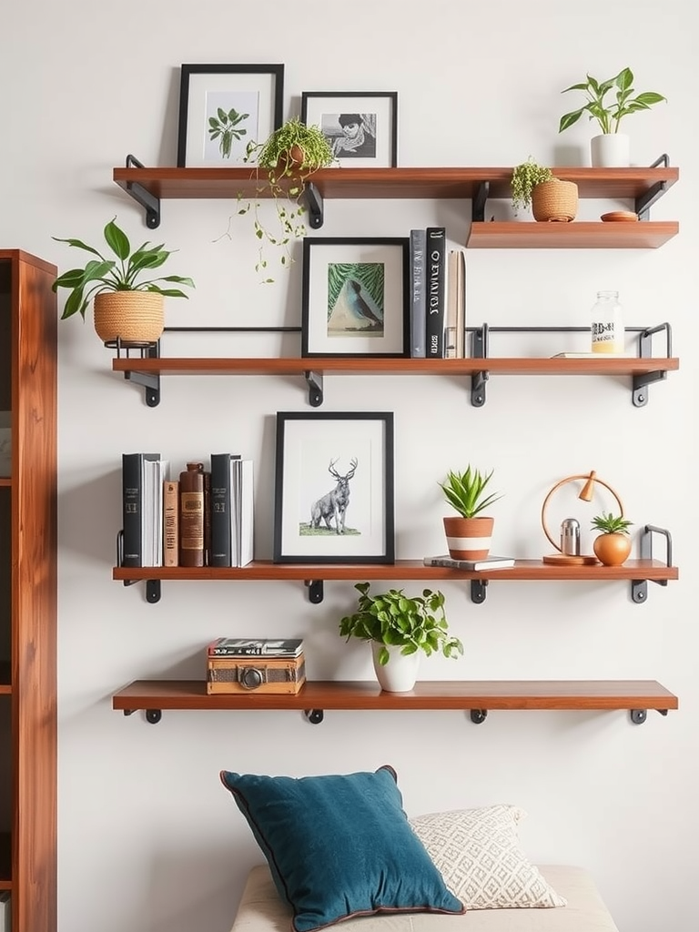 Wall-Mounted Shelves