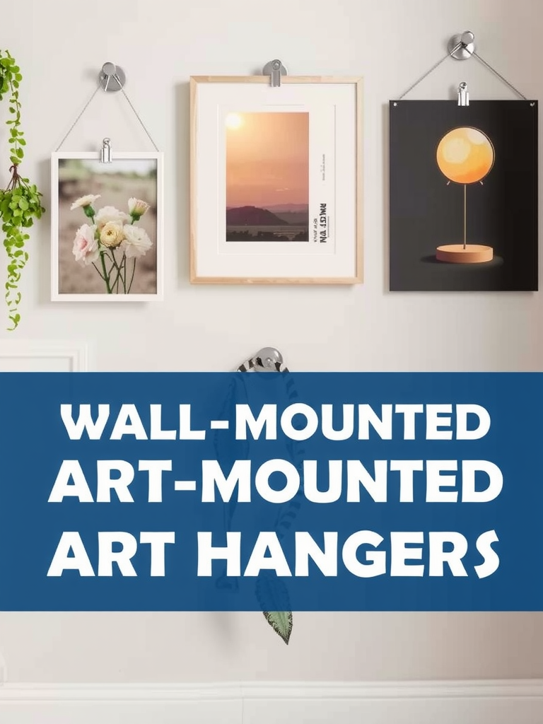 Wall-mounted Art Hangers