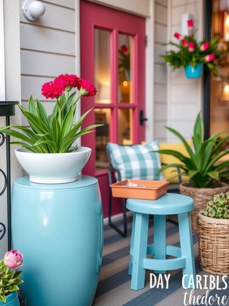 Add Colorful Outdoor Elements