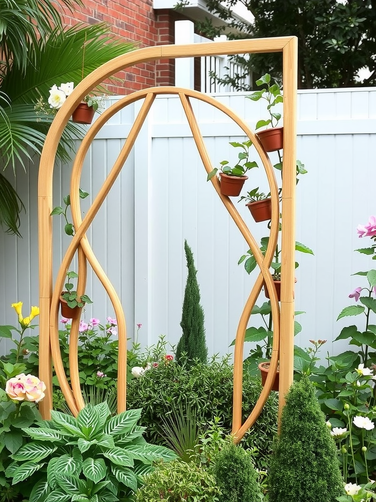 Artistic Abstract Trellis