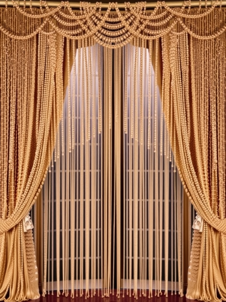 Beaded Fringe Curtains