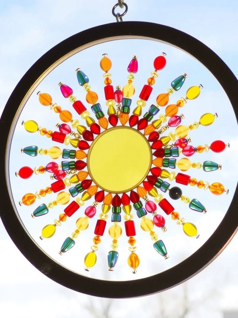 Beaded Sunburst Suncatcher