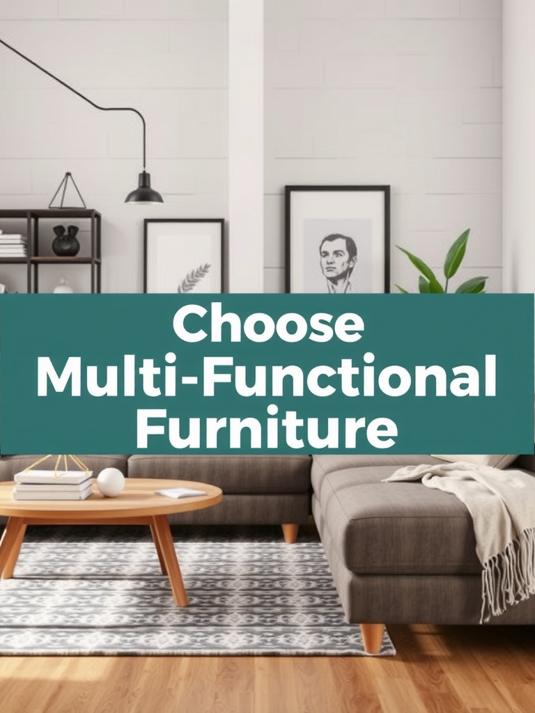 Choose Multi-Functional Furniture