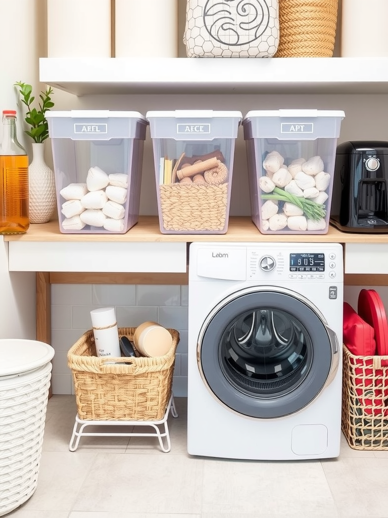 Clear Storage Bins