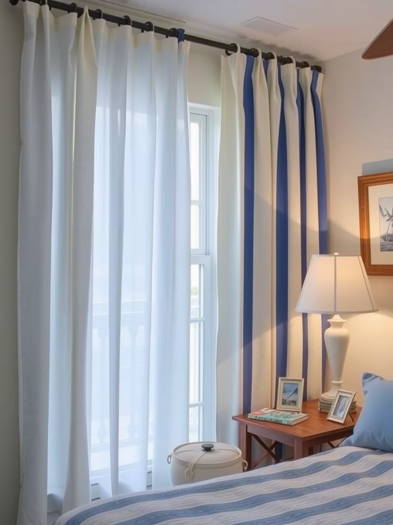 Coastal-Inspired Curtains