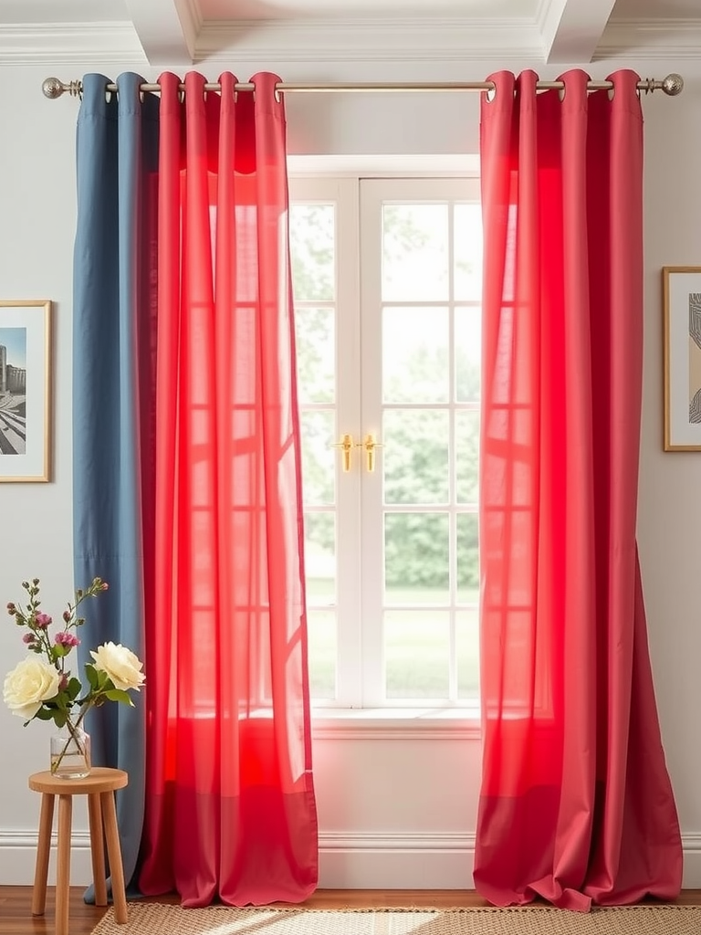 Colorful Linen Curtains