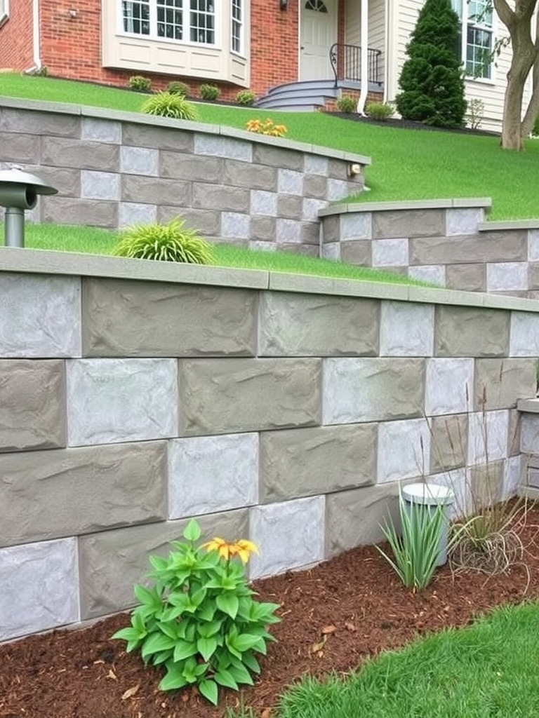 Concrete Block Retaining Walls