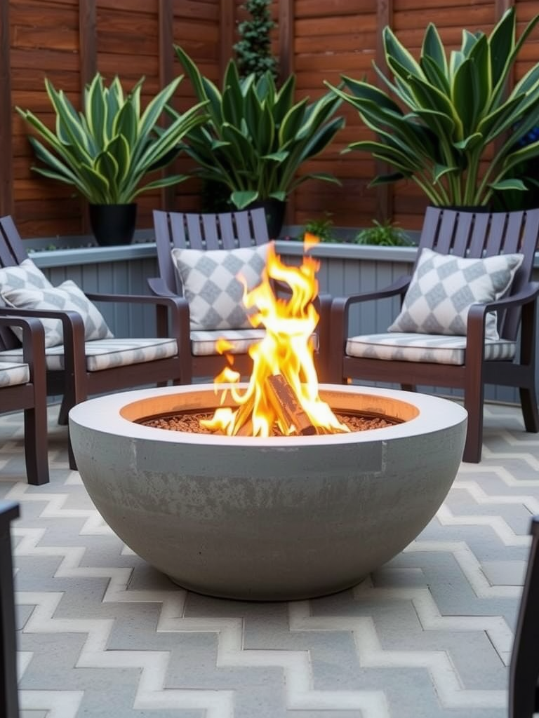 Concrete Fire Bowl