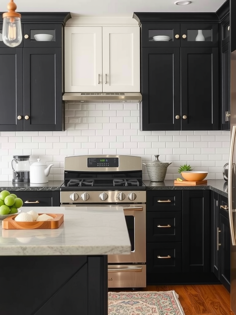 Contrasting Cabinets