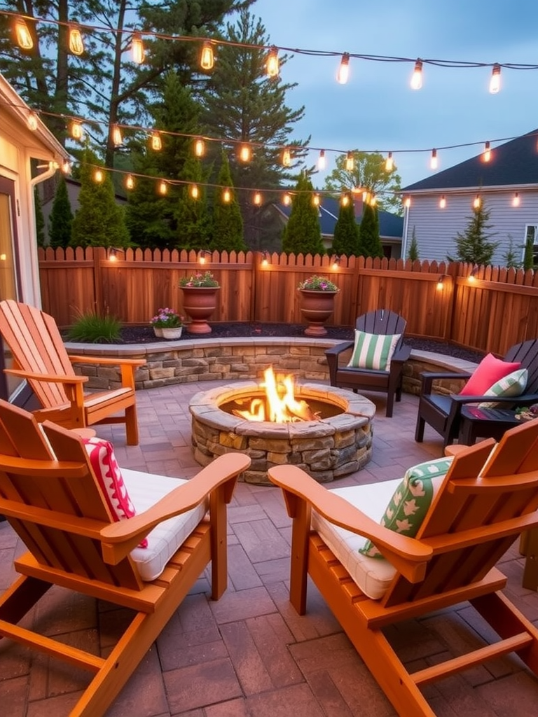 Cozy Fire Pit Area