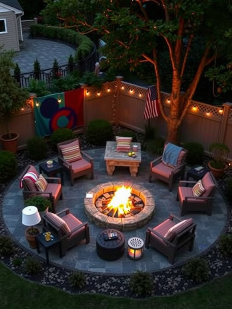 Cozy Fire Pit Zone