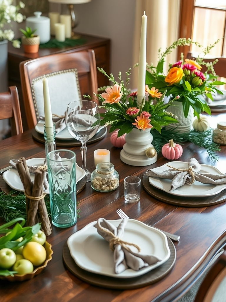 Create a Nature-Inspired Tablescape