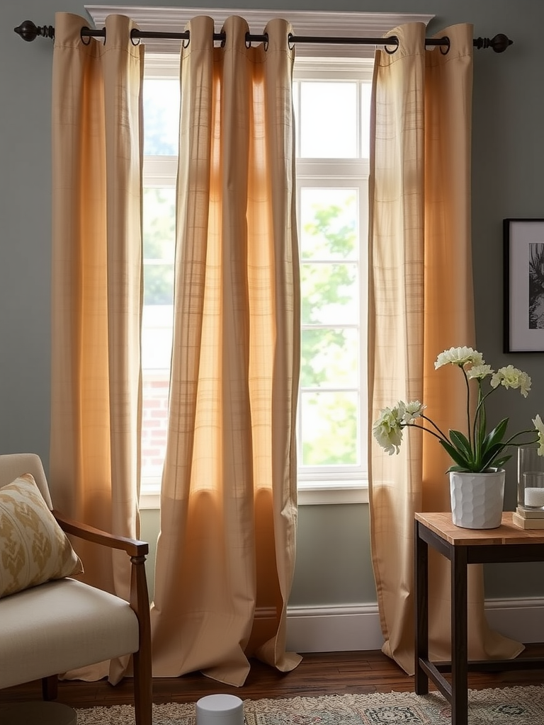 Custom-Made Linen Curtains