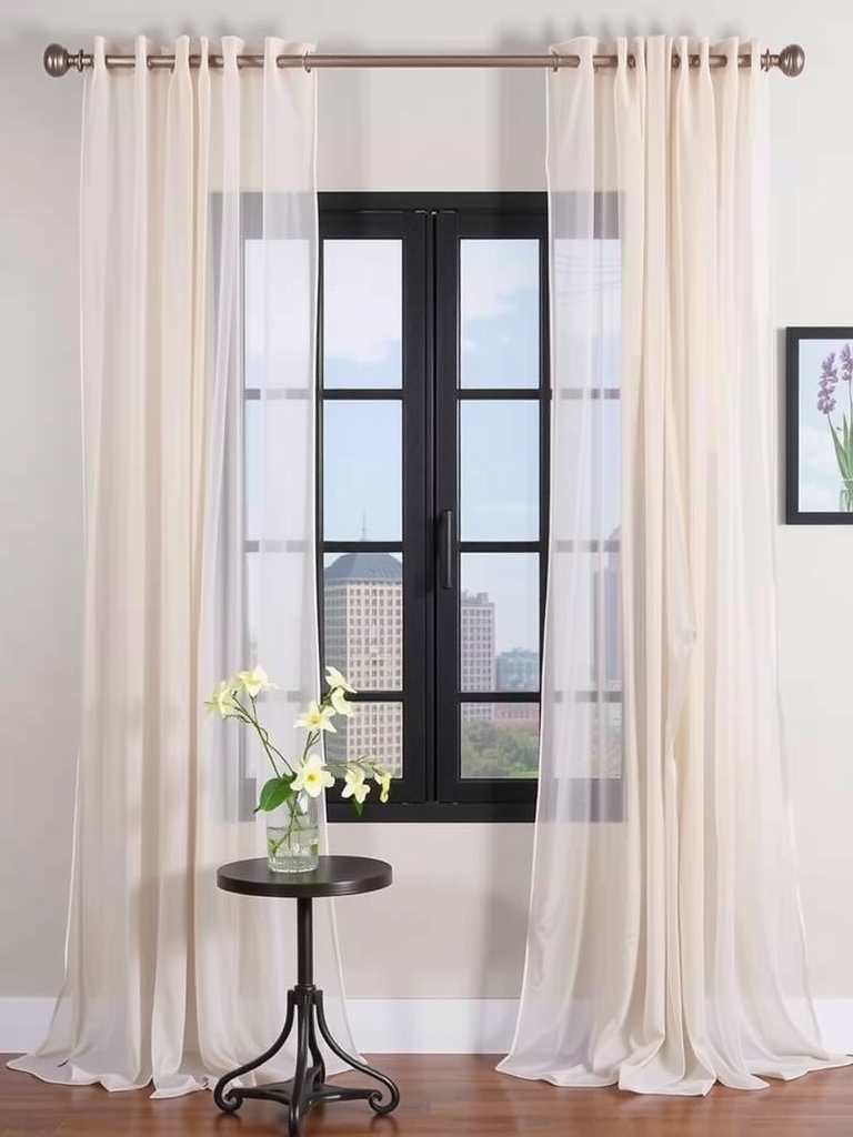 Custom Made Sheer Curtains