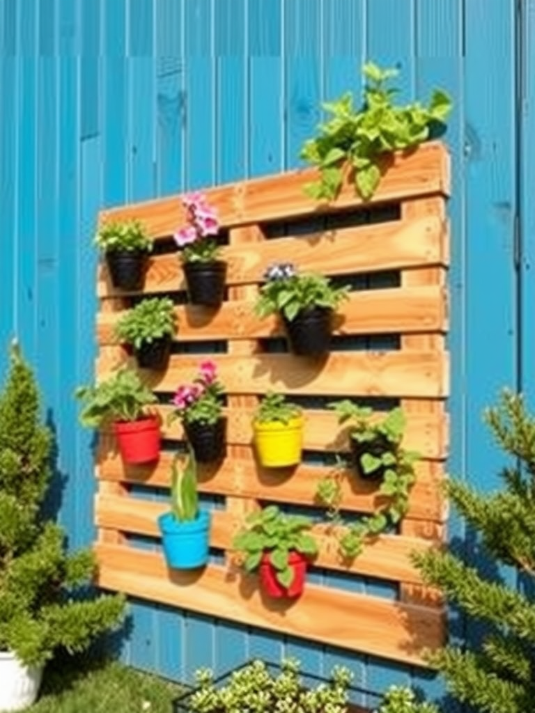 DIY Wooden Pallet Garden