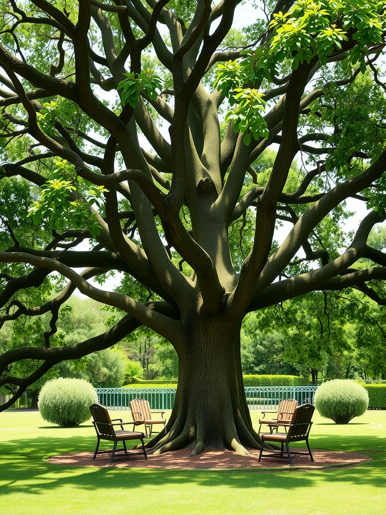 English Oak Trees