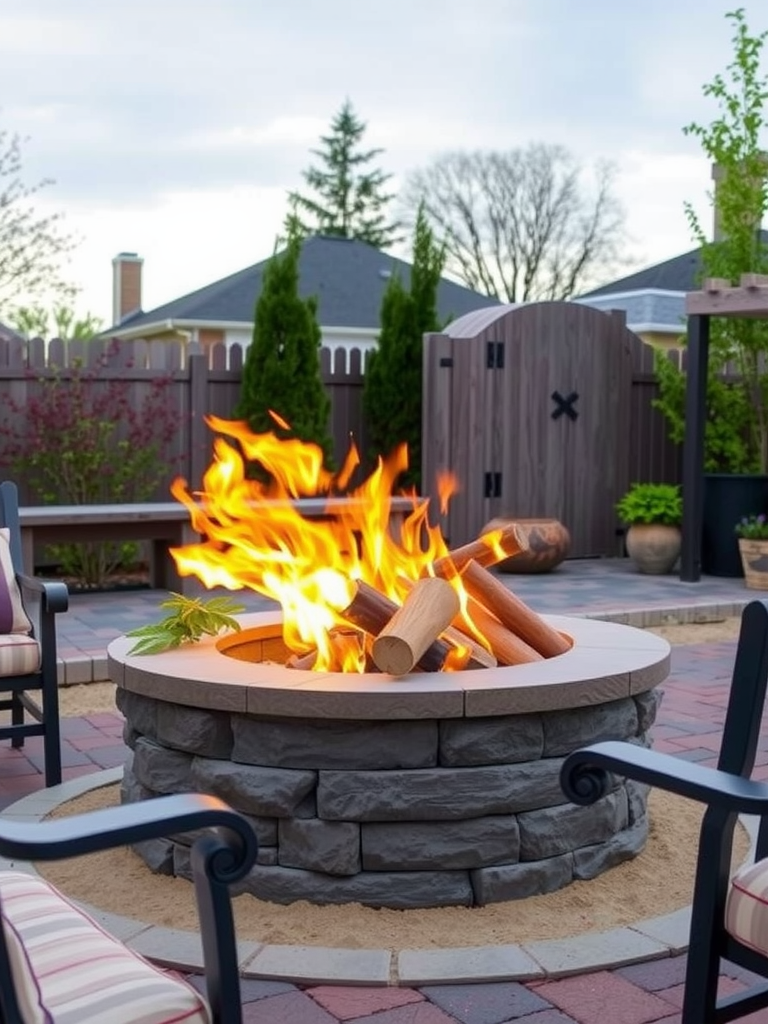 Fire Pit Designed for All-Weather Use