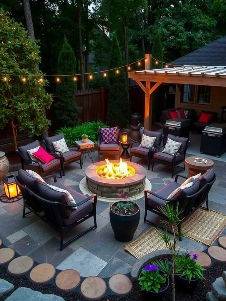 Fire Pit Gathering