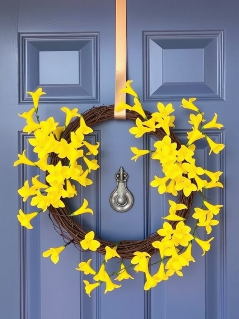 Forsythia Wreath