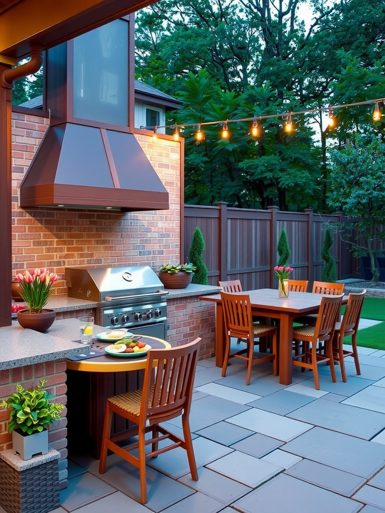 Functional Outdoor Kitchen