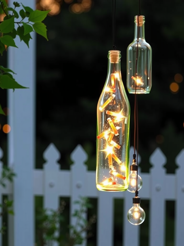 Glass Bottle Wind Chimes