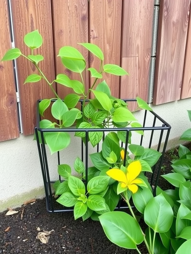 Grow-Through Basket Trellis