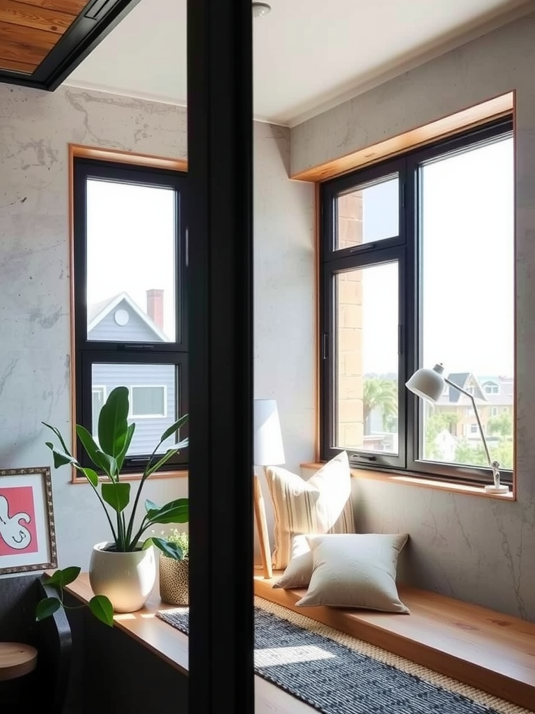 Industrial Style Window Seat