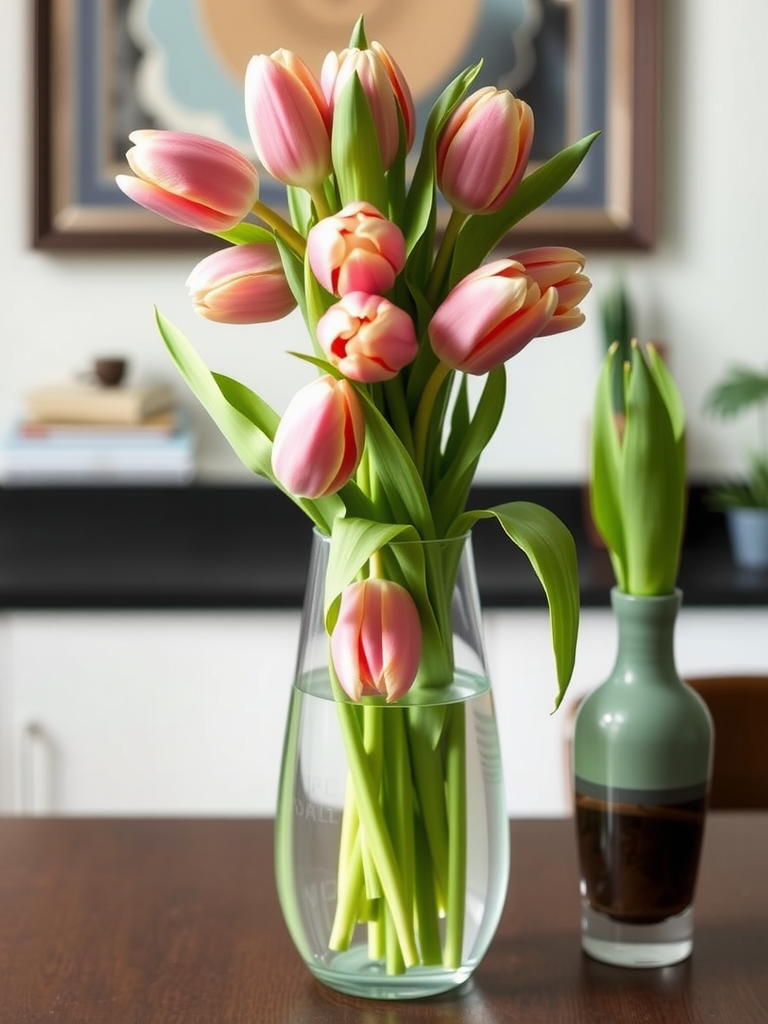 Inverted Tulip Arrangement