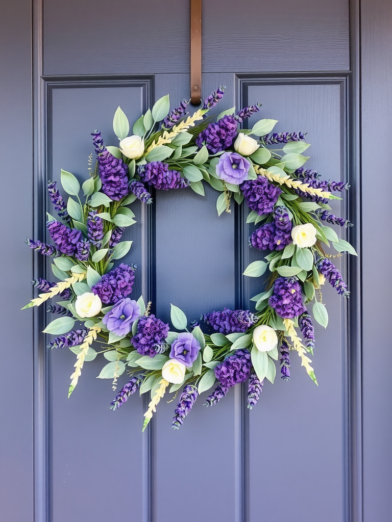 Lavender and Eucalyptus Wreath