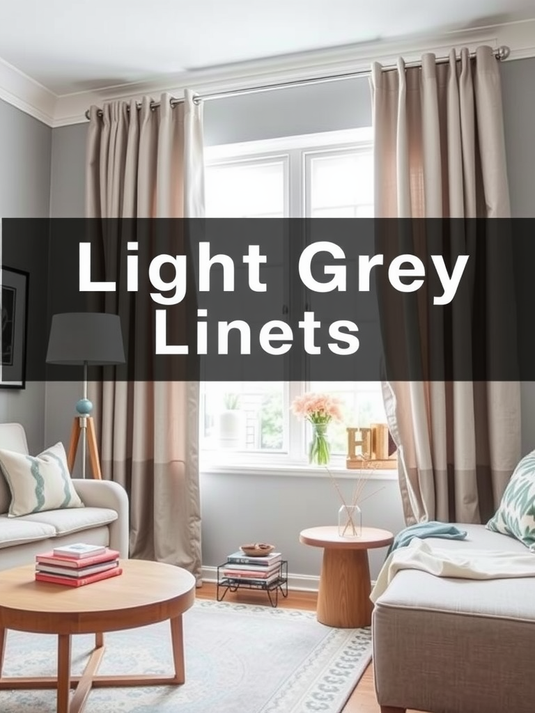 Light Grey Linen Drapes