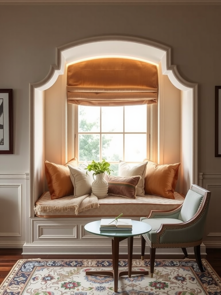 Luxe Upholstered Nook