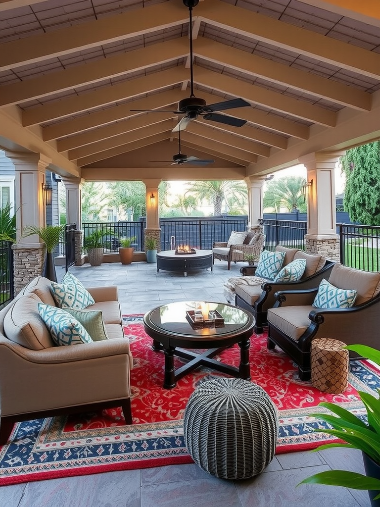 Luxurious Outdoor Living Room