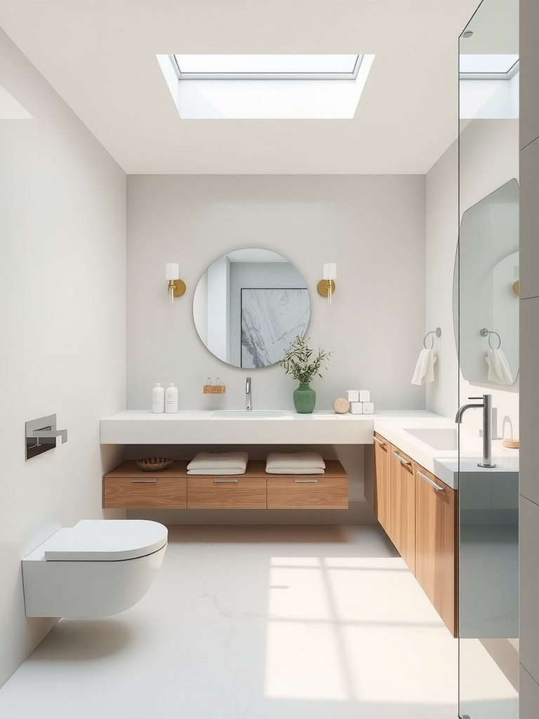 Modern Minimalist Ensuite