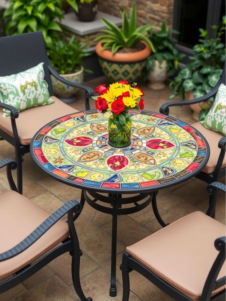 Mosaic Table Art