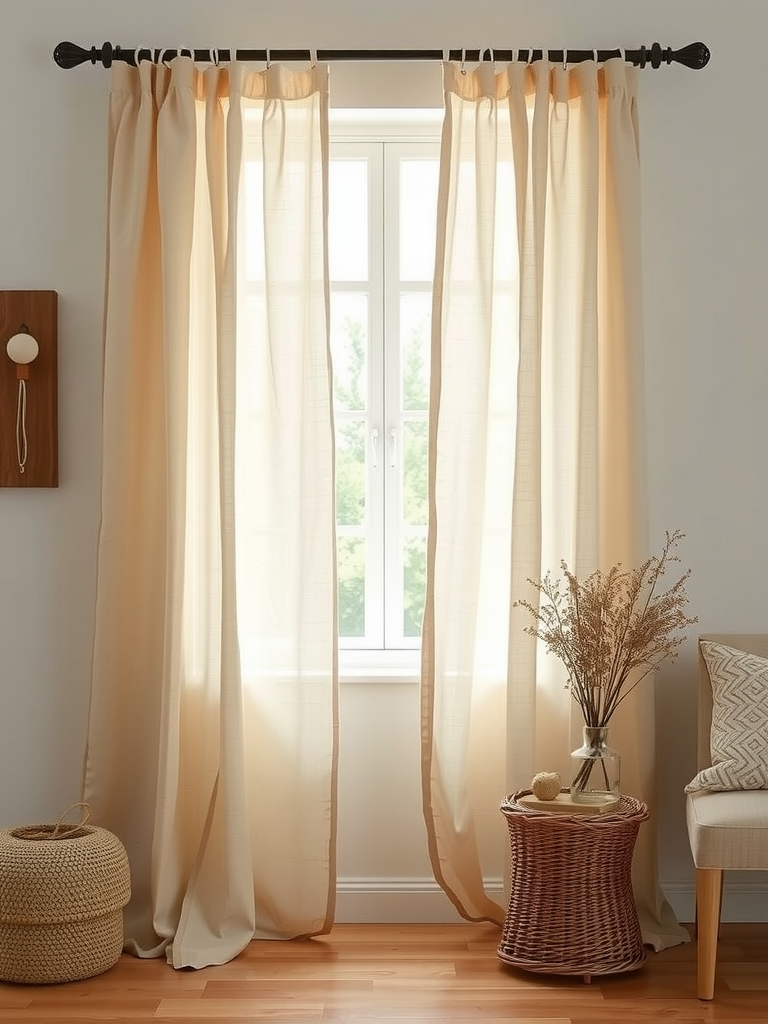 Natural Linen Curtains