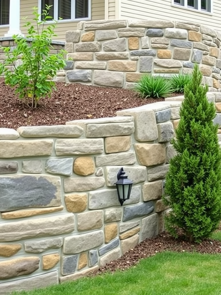 Natural Stone Retaining Walls