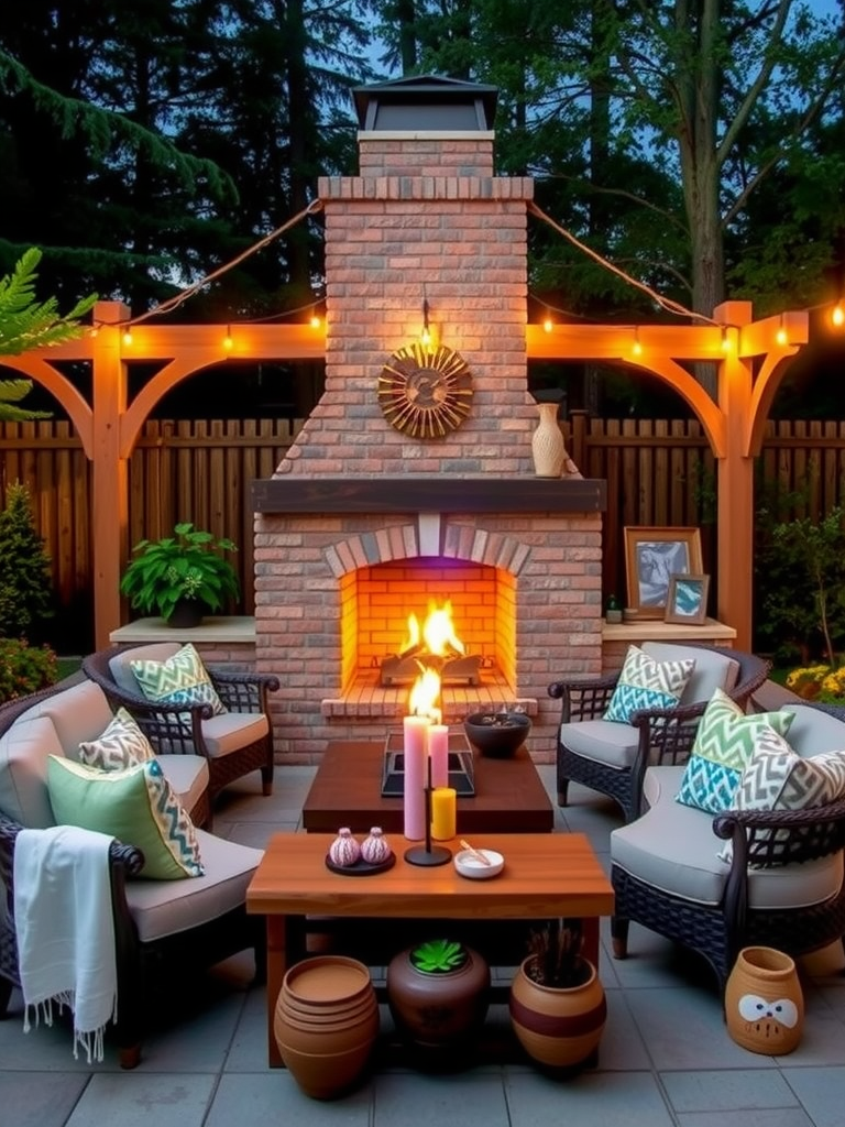 Outdoor Fireplace