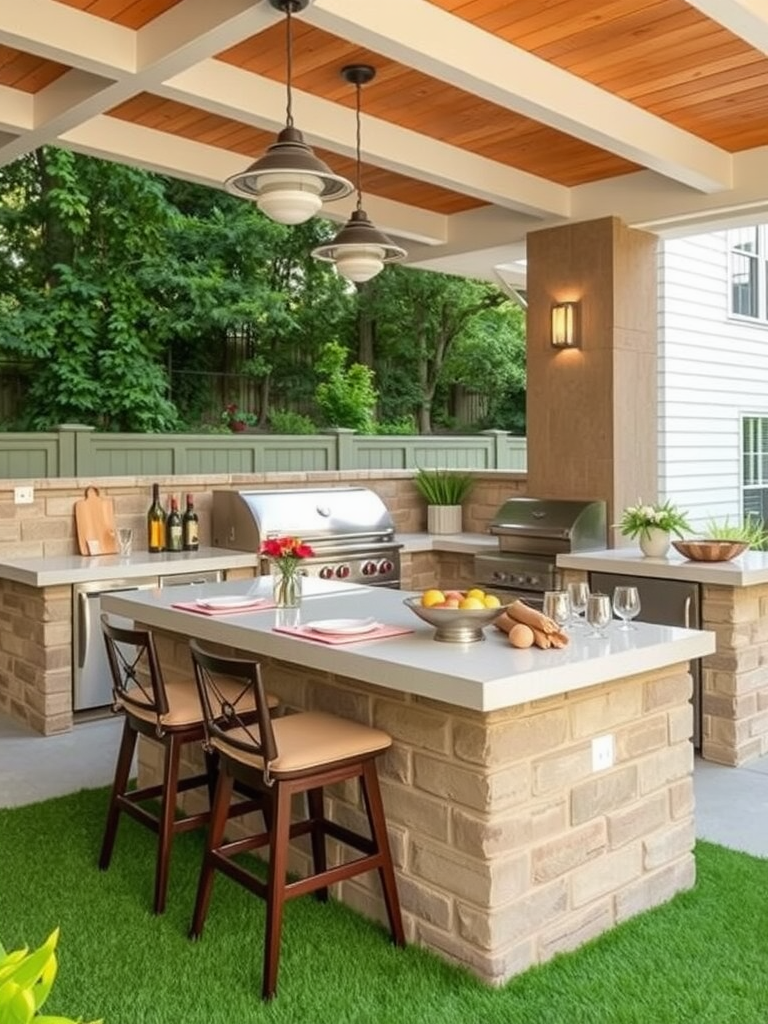 Outdoor Kitchen Islands