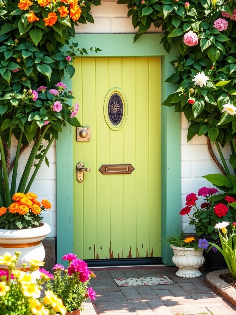 Painted Cottage Door