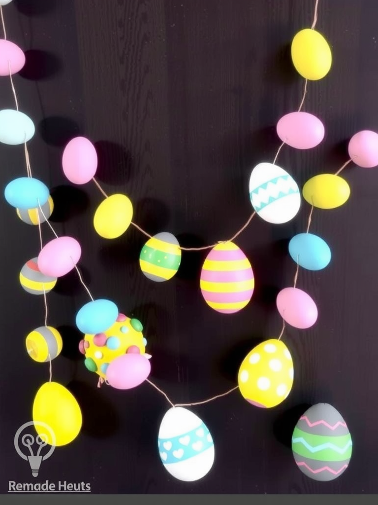 Paper Egg Garlands