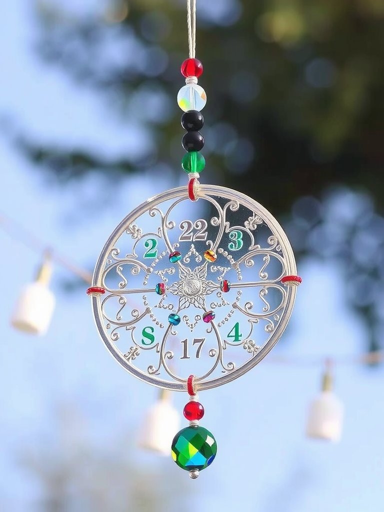 Personalized Beaded Suncatcher