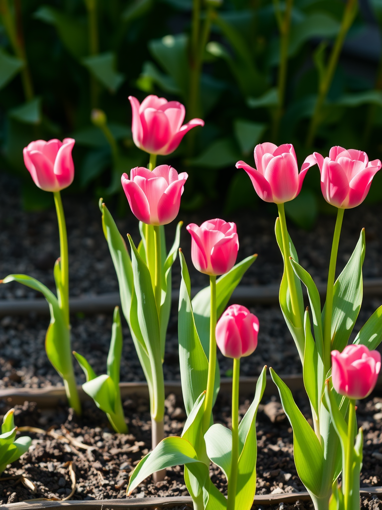 Pink Tulip Gardening