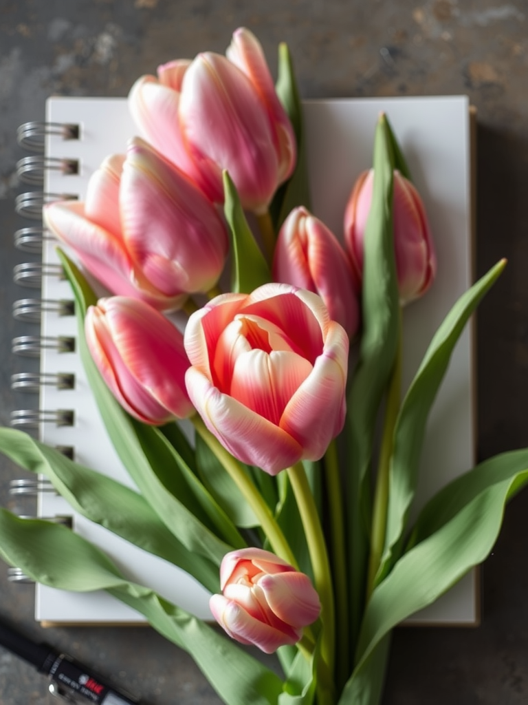 Pink Tulip Journaling